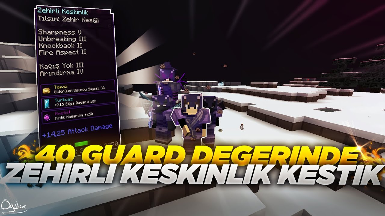 TITANYUM ZEHIRLI KESKINLIK KESTIK +40 GUARD #sonoyuncu #titanyum