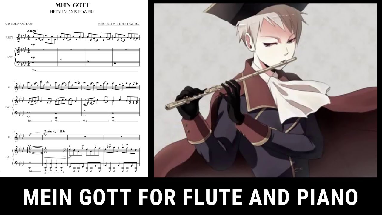 [Hetalia] Mein Gott (Flute & Piano)
