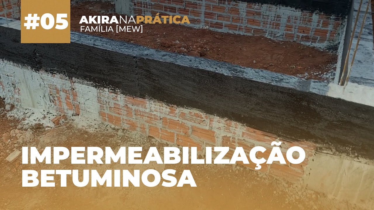 Impermeabilização VIGA BALDRAME com Tinta/Pintura Betuminosa | Família [MEW] #05