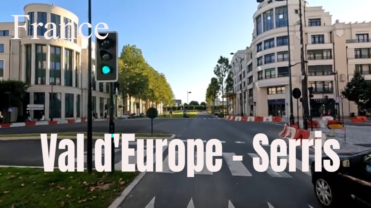 Val d'Europe -  Serris - Driving- French region