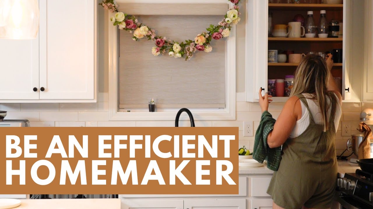 How To Increase Homemaking Efficiency | TIPS AND AN INSPIRING STORY