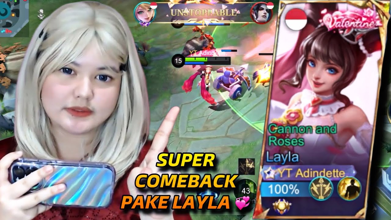 COMEBACK PAKE LAYLA DI RANKED !!! BACK TO NORMAL DINDET 💞 | MLBB