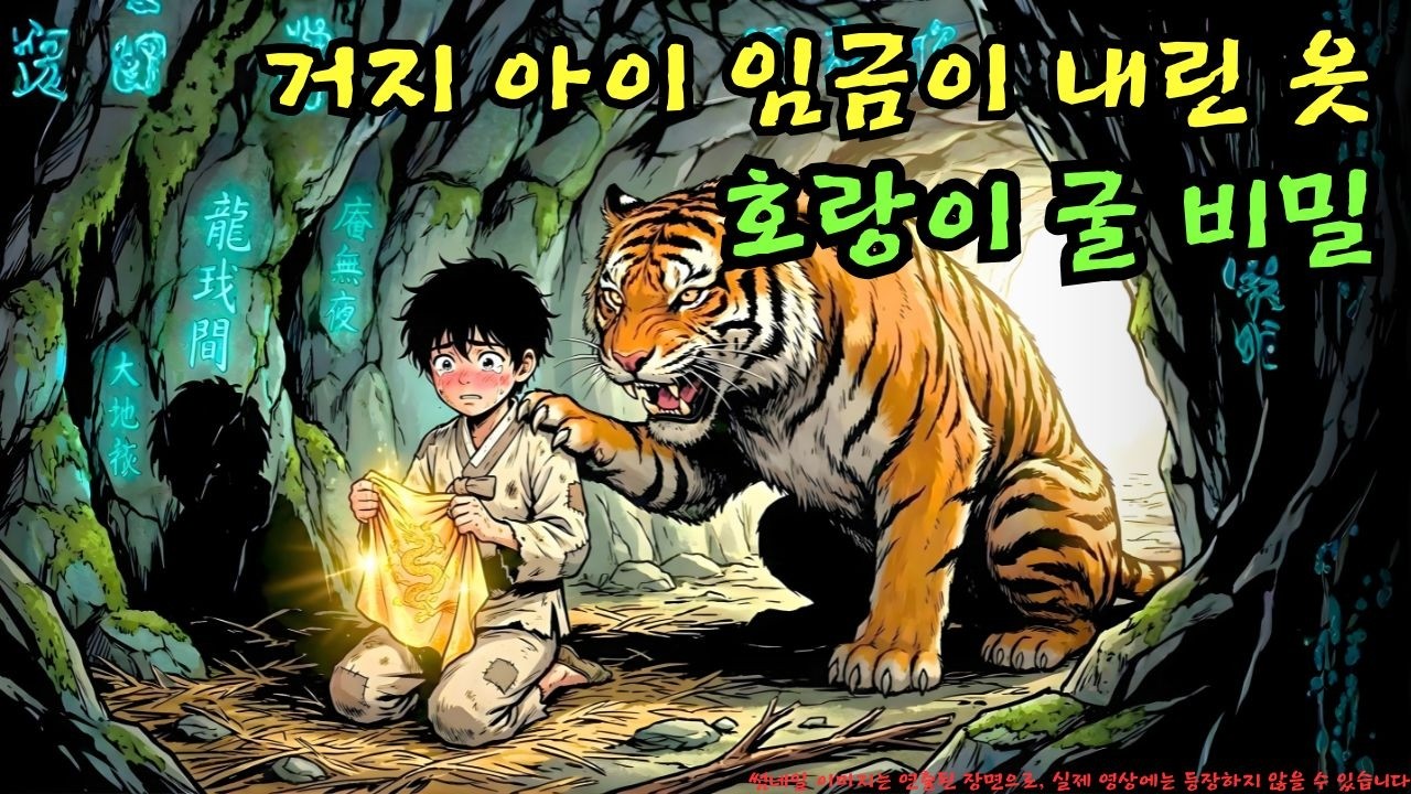 👉 거지 아이가 호랑이 굴에서 임금이 내린 옷자락을 발견했다… 그런데 이 진실은 과연 위험하지는 않았을까? | 야담 |옛날이야기 |민담 |전설 | 설화