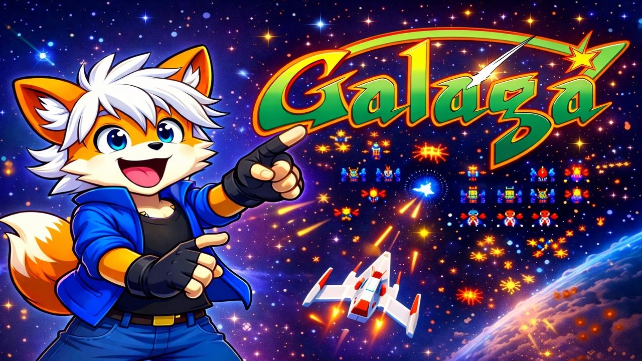 Galaga 1981 Arcade Version