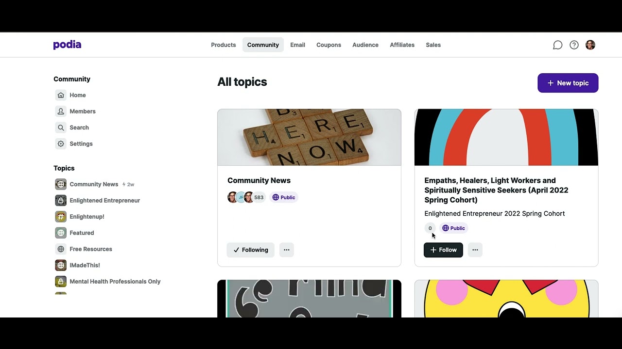 How to Use Podia for Community