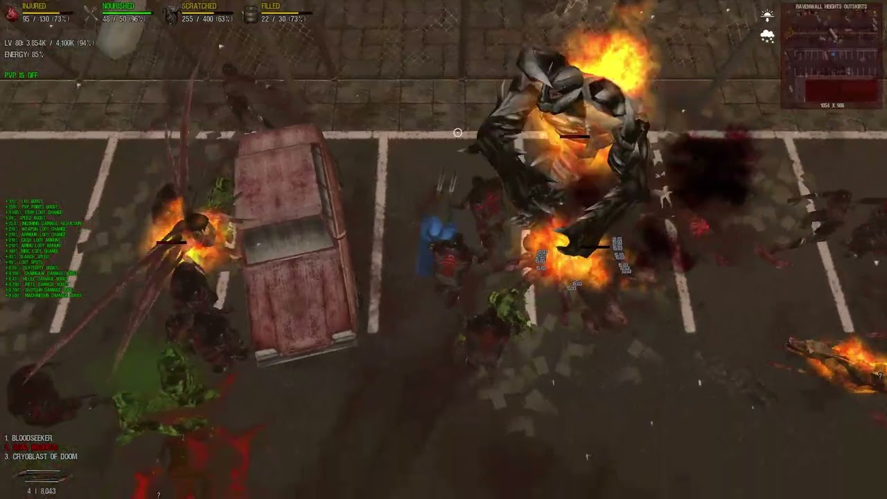 Dead Frontier - Dual Broncos testing on SB Nest solo No DMG lvl 80
