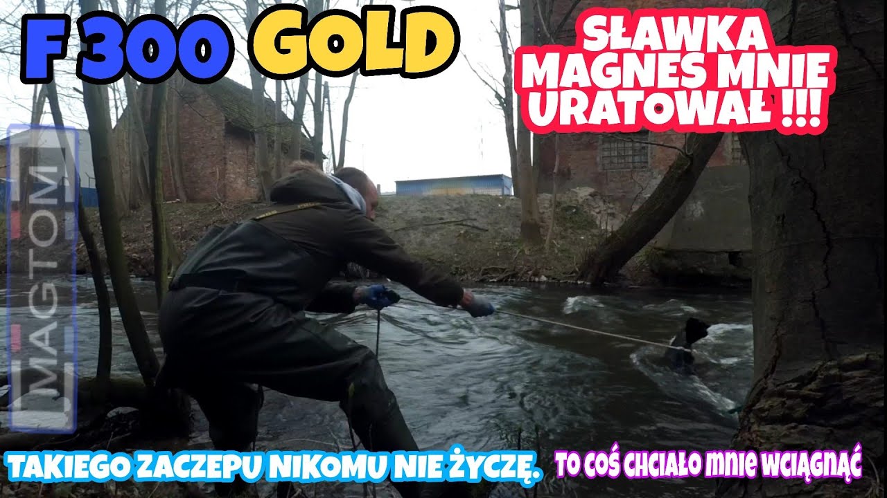 Ogromne coś chciało mnie wciągnąć do wody ! - F 300 GOLD mnie uratował.