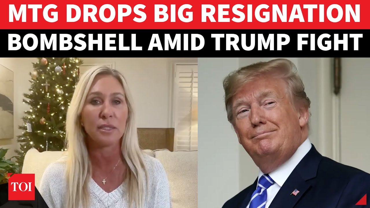 Marjorie Taylor Greene RESIGNS From U.S. Cong; 'Trump Destroyed Me, But...' | MTG | MAGA