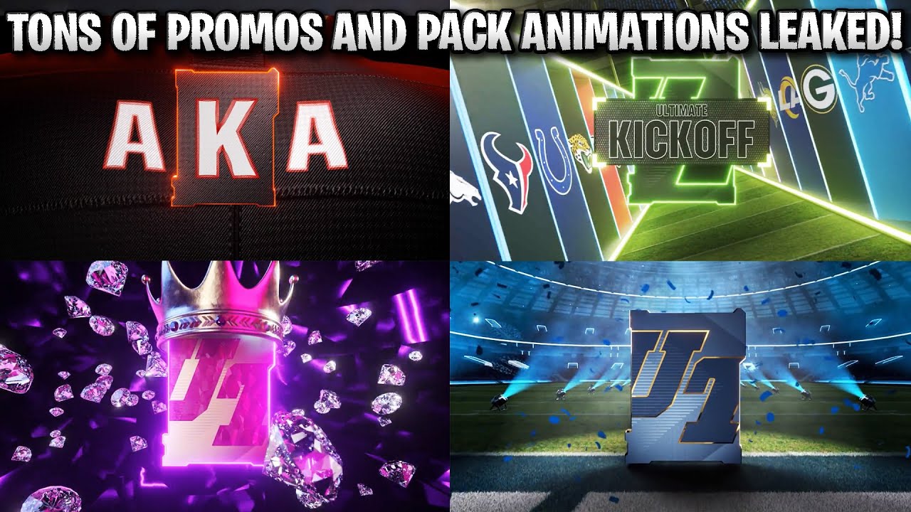 TONS OF PROMO AND PACK ANIMATION LEAKS! ZERO CHILL, ALL MADDEN PROMO, AND MORE! | MADDEN 23