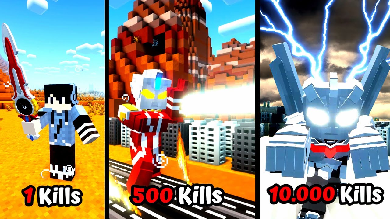 Minecraft, Tp Gw Kalahkan 10.000 Kaiju !!