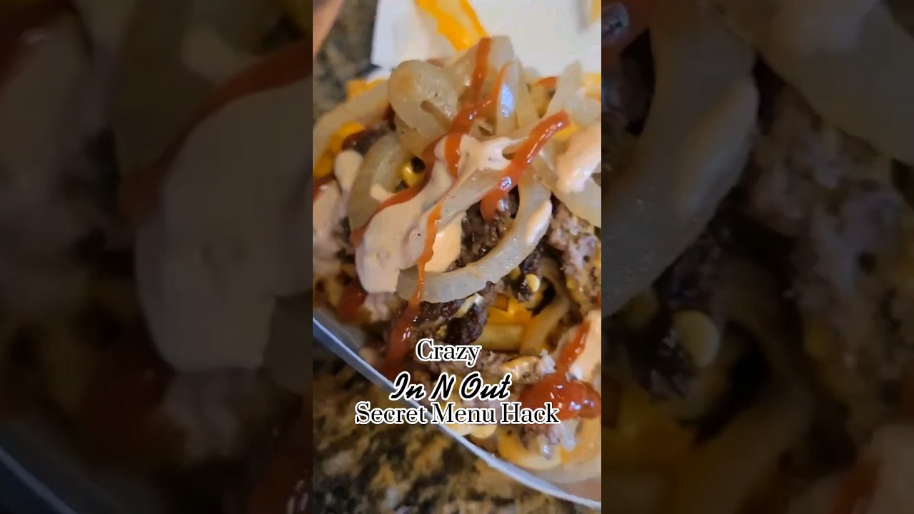 The BEST In N Out Secret Menu Hack ever!!! 😋 #shorts #innout #hack