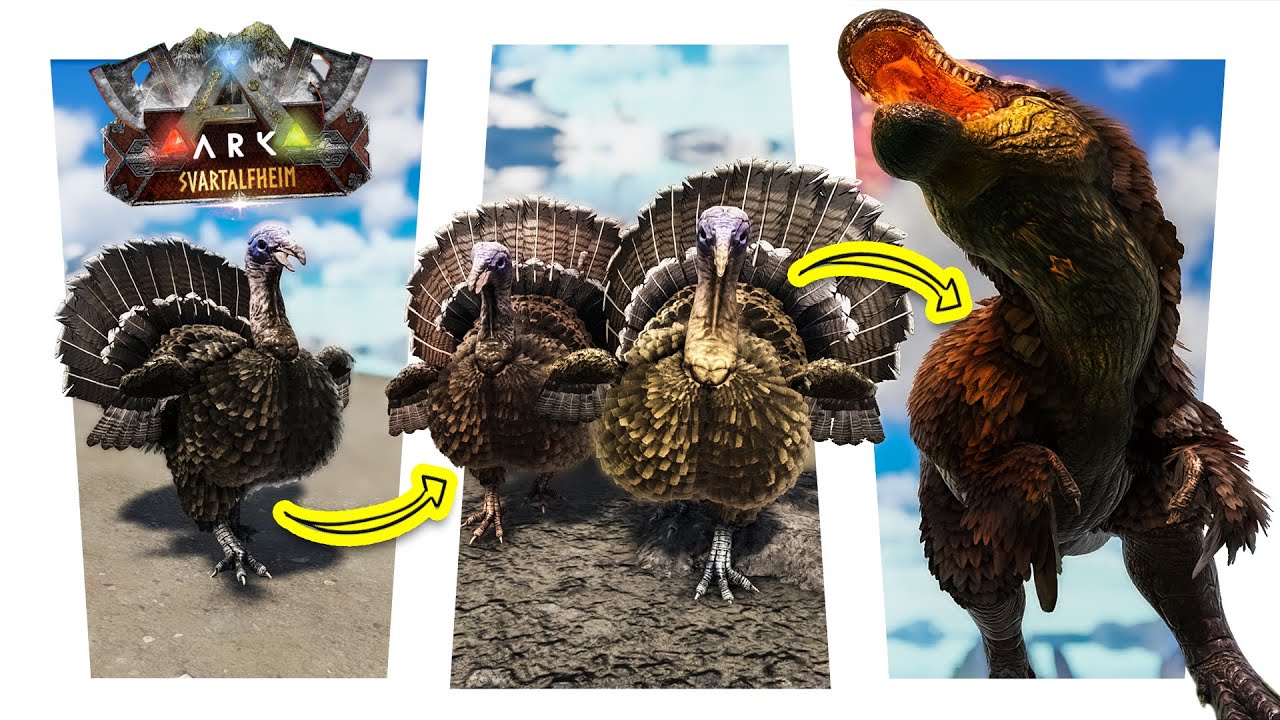 I Trolled an ARK Server as a Turkey then Evolved into THIS...