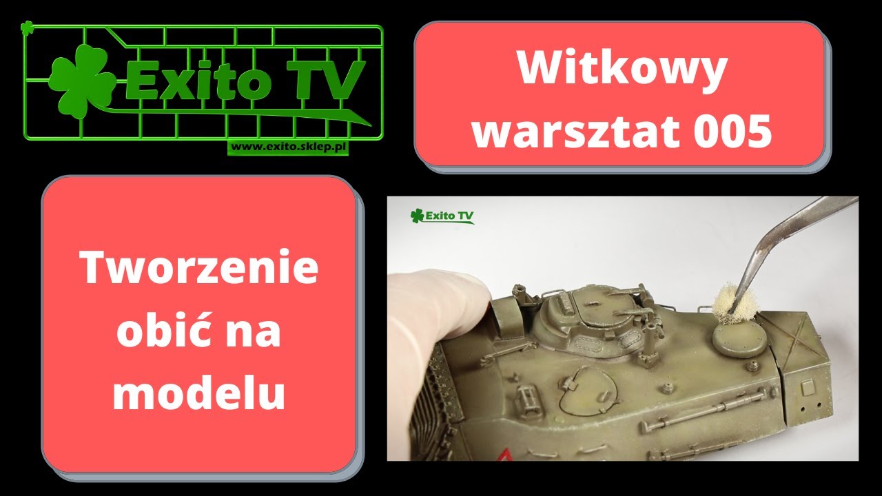 Exito TV - Witkowy Warsztat 005 - Tworzenie obić na modelu