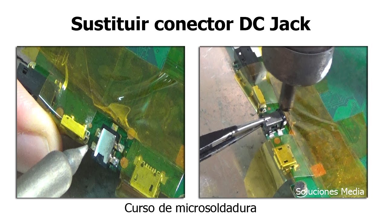 C&oacute;mo sustituir un conector de carga DC Jack | C&Oacute;MO INSTALAR UN CONECTOR DE ALIMENTACI&Oacute;N DC