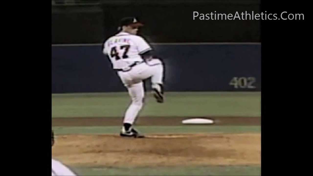 Tom Glavine Pitching Slow Motion - Atlanta Braves Baseball Hall of Fame MLB