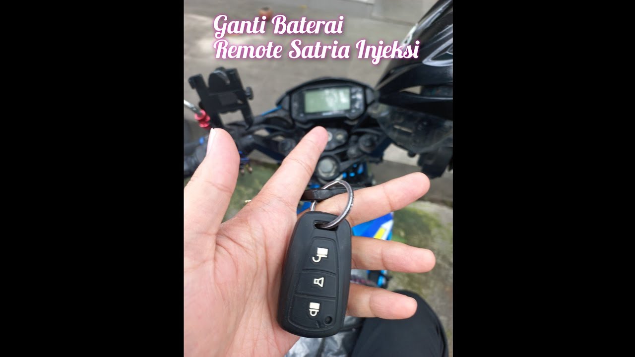 Cara (Tutorial) Mengganti Baterai Remote Alarm Satria Injeksi, Part 1