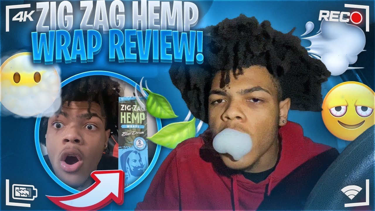 Never doing this again 😳 ZIG ZAG WRAP REVIEW | blue dream flavor hotbox 😨