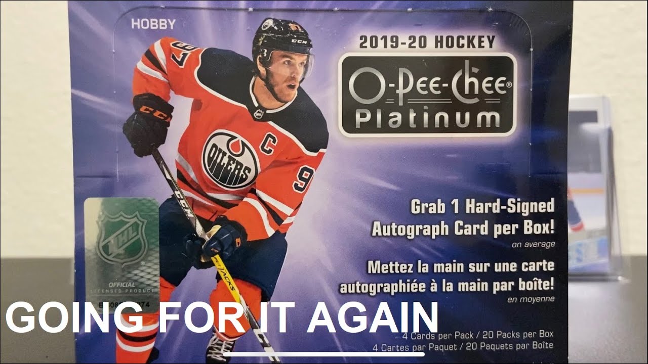 Opening Another Hobby Box of 2019-20 O-Pee-Chee Platinum