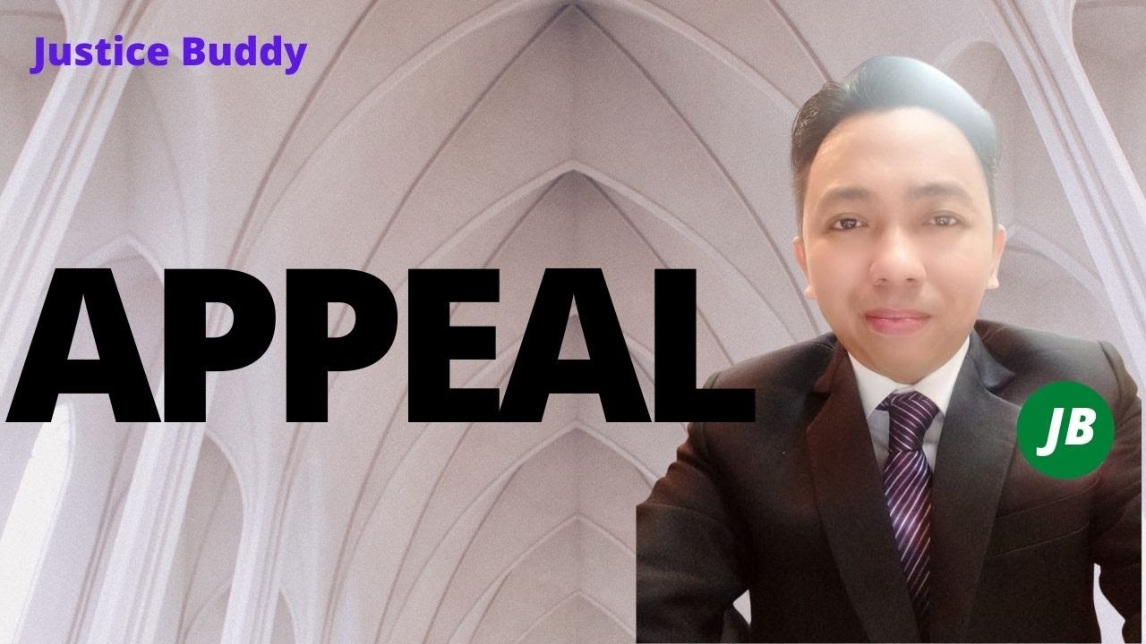 Appeal (Bar, Criminology Board, and Napolcom Exams Reviewer)