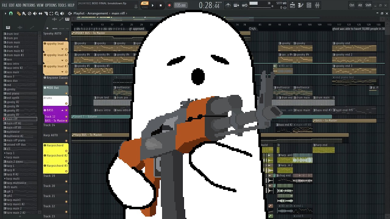 NO ONE SLEEPS TONIGHT music breakdown