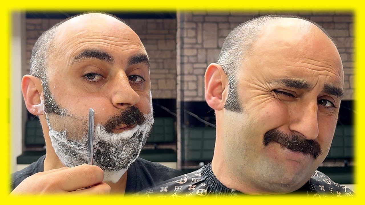 Full Hair and Beard Transformation | Barber Routine