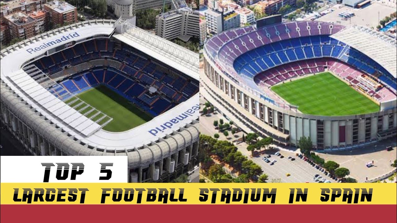 Top 5 Largest Football Stadium Of Spain | Top 5 Football Ground's In Spain | Spain Football Updates