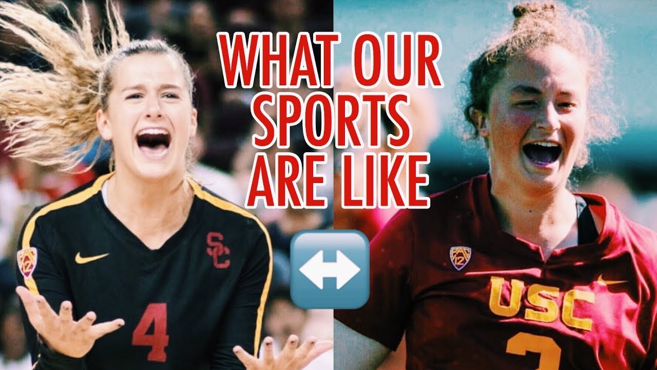 USC ATHLETES SWITCHING SPORTS FOR A DAY (ft. Victoria Garrick)