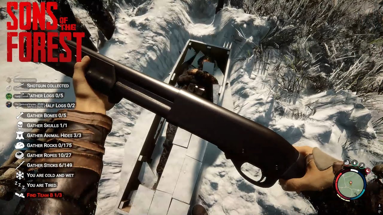 Sons Of The Forest - Getting Stronger and Shotgun!! Ep. 15