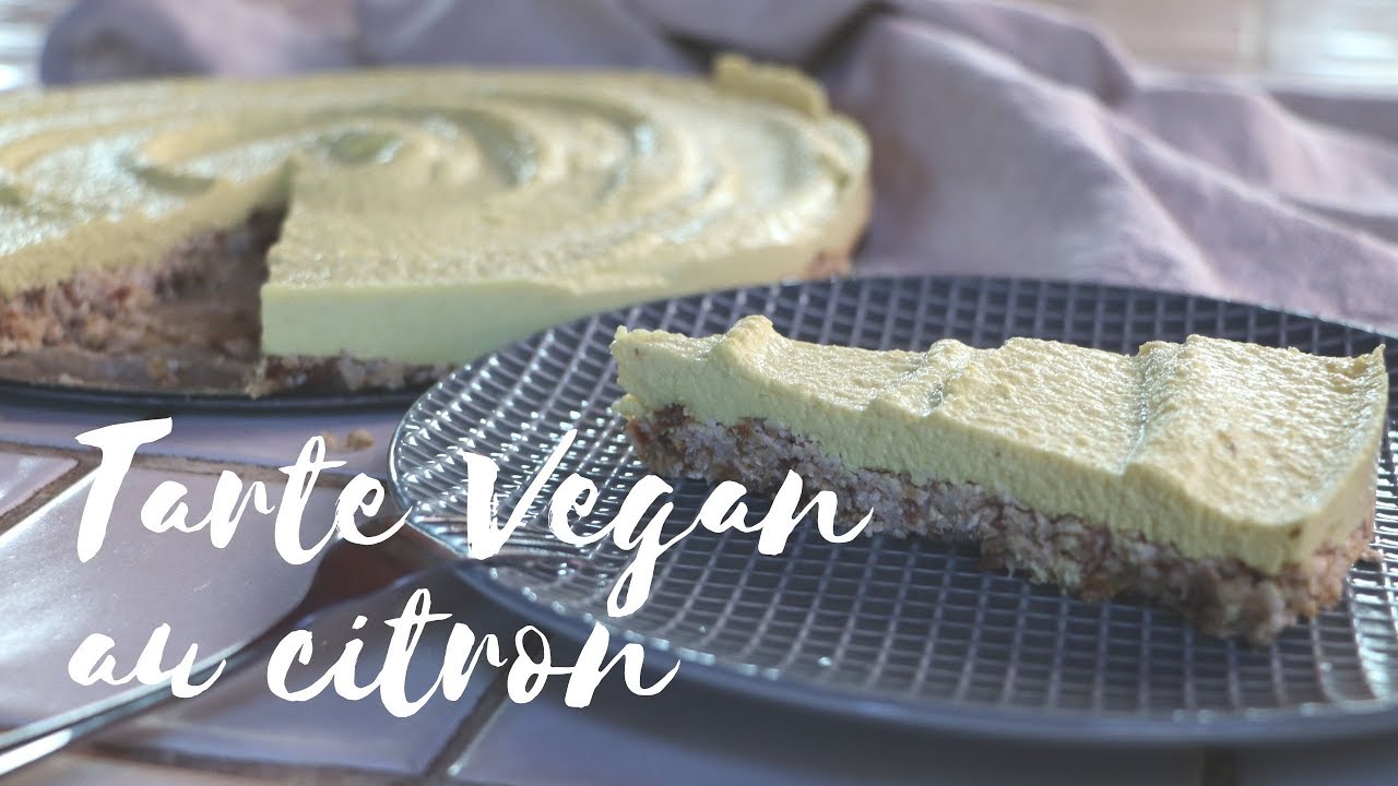 Tarte au citron sans sucre raffiné | VEGAN & CRUE