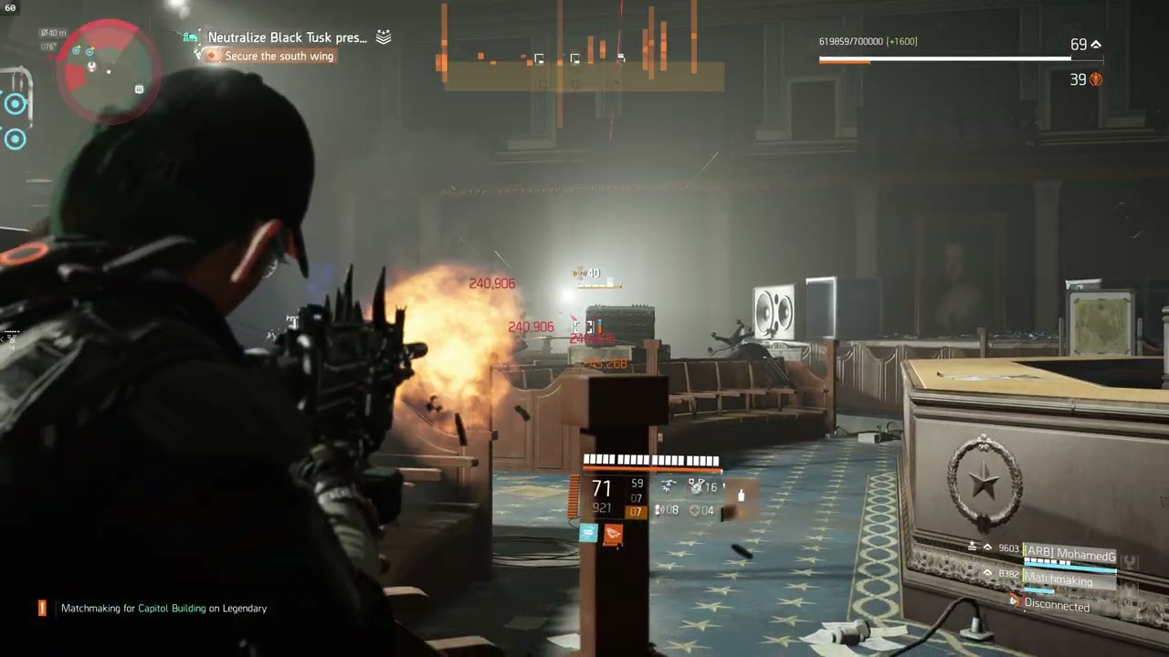 Tom Clancy's The Division 2 – 22 – lvl 40/shd 69, Capitol Building Stronghold, Legendary, Random