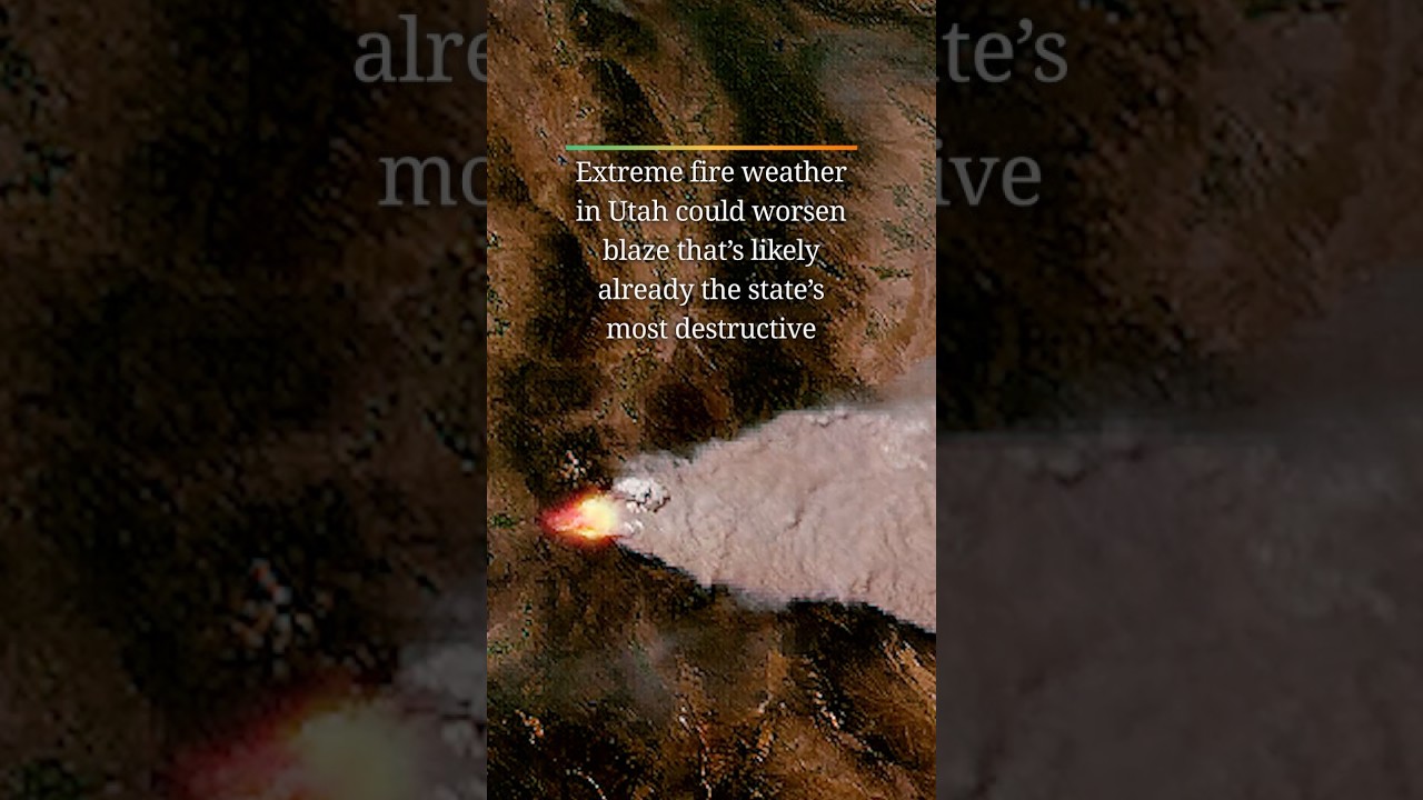 Extreme fire weather in Utah could worsen blaze that&rsquo;s likely already the state&rsquo;s most destructive