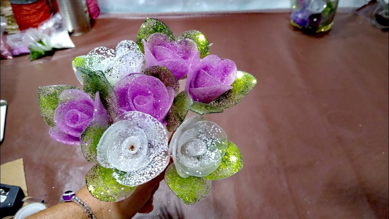 ROSAS ETERNAS de silicon efecto CRISTAL 💞