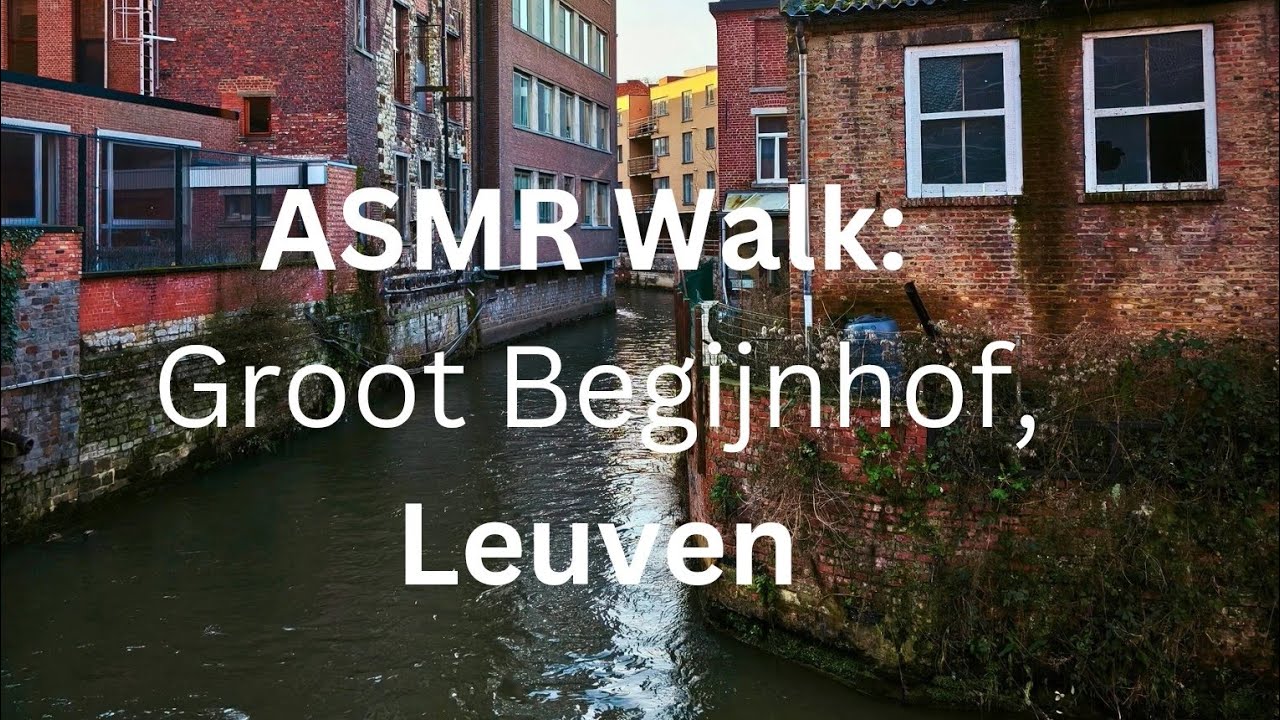 ASMR Walk: Groot Begijnhof, Leuven | 4K Cinematic Soundscape #leuven #belgium #asmr #travel #trip 