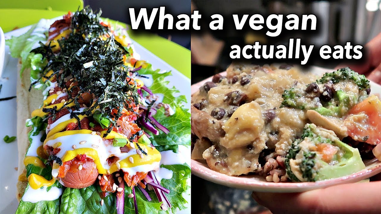 What a Vegan Actually Eats in a Day (REALISTIC, busy day of eating) / What I eat in a day