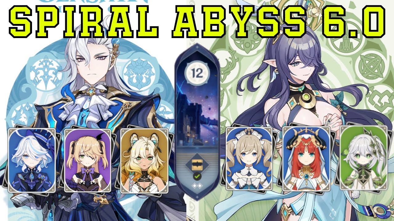 C0 Neuvillette Electro-Charged & C0 Lauma Bloom | Spiral Abyss Floor 12 | Genshin Impact 6.0