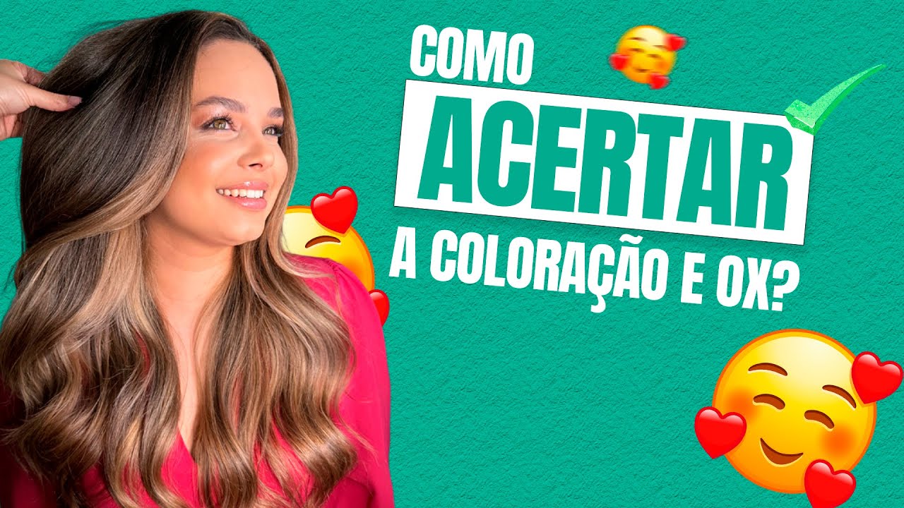 Como acertar nas medidas de Coloração e Oxidante?