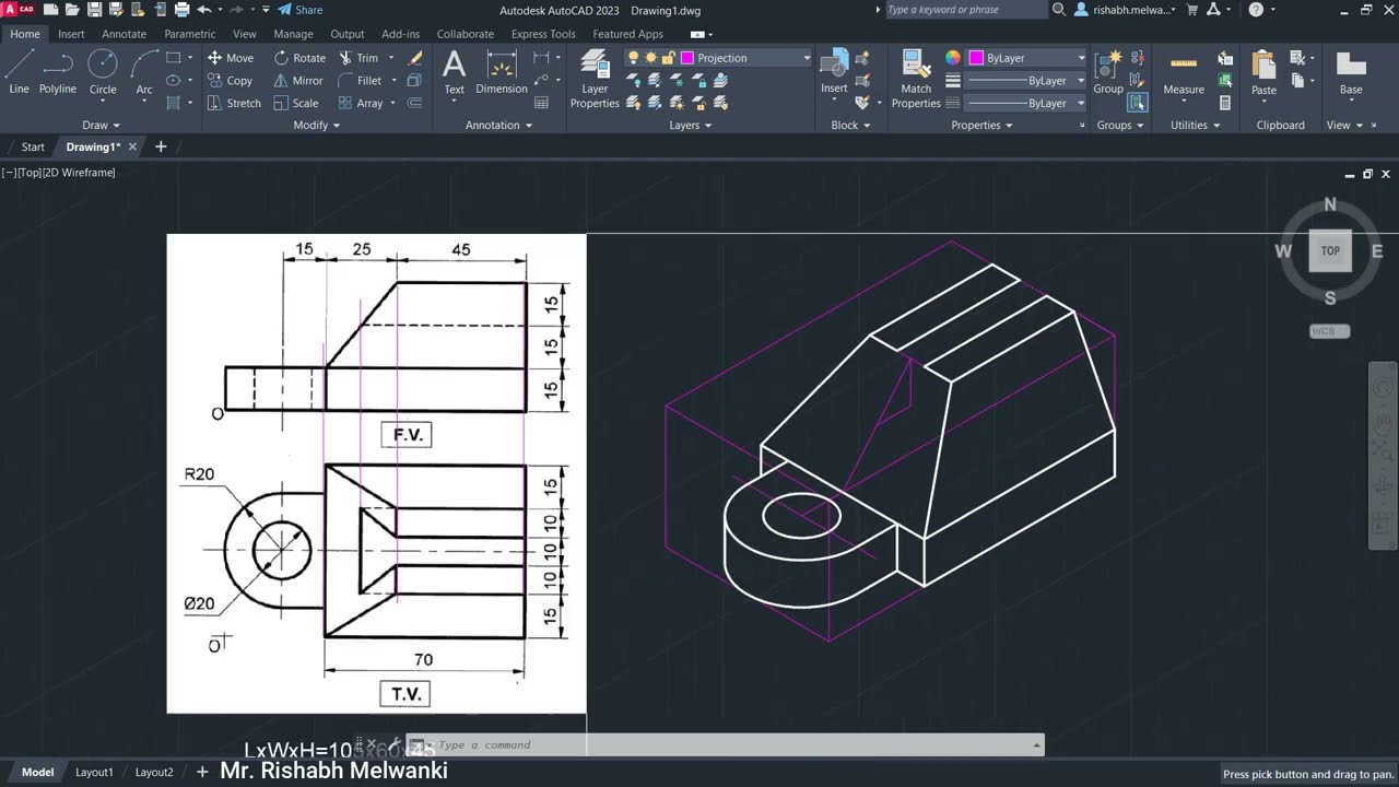 Isometric view problem 4