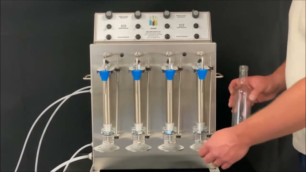 XpressFill XF4500 4 Spout Counter Pressure Bottle Filler