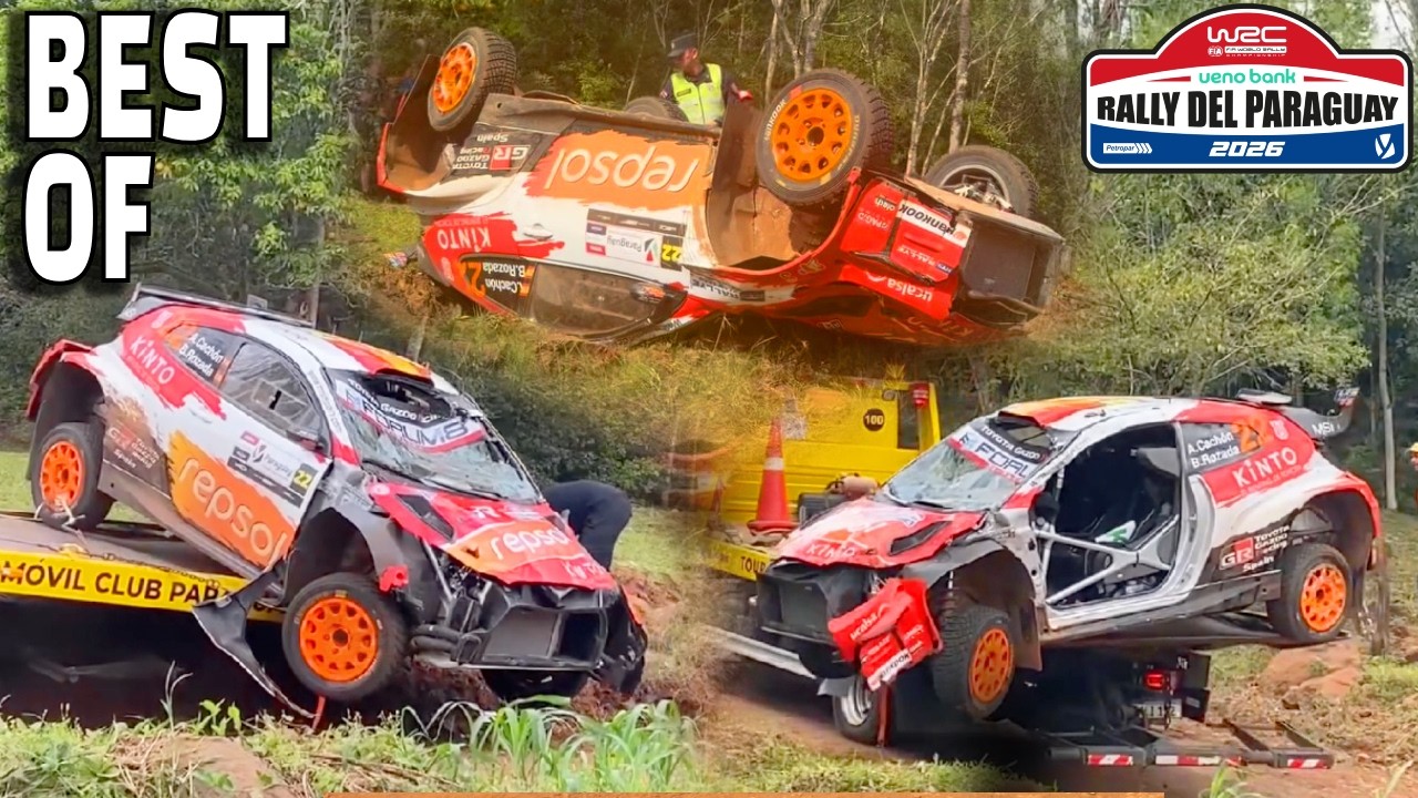 BEST OF 🇵🇾 WRC Rally Paraguay 2026 | 💥 CRASHES RAW ACTION - Mistakes, Flat Out, Big Jumps