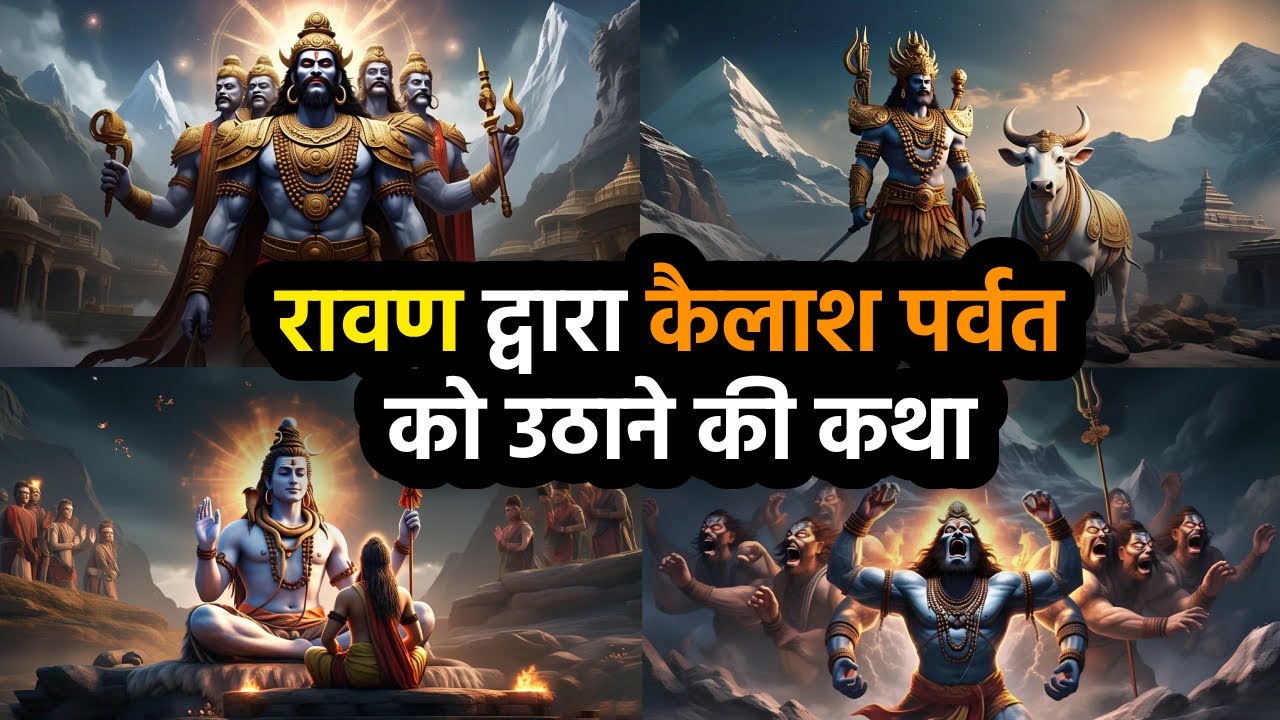 Ravana Lifts Mount Kailash | The Untold Story of Shiva Tandava Stotram