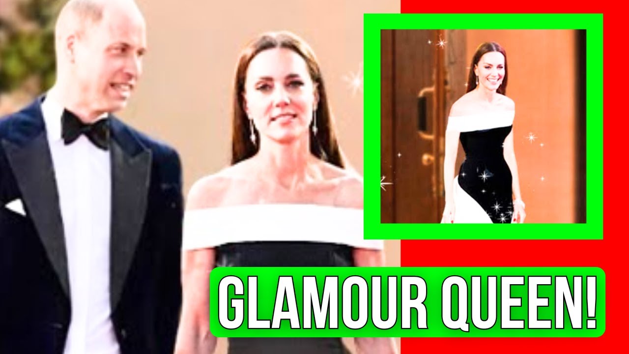 Catherine Stuns in Bold Black Gown at Gala, Leaving William Speechless!