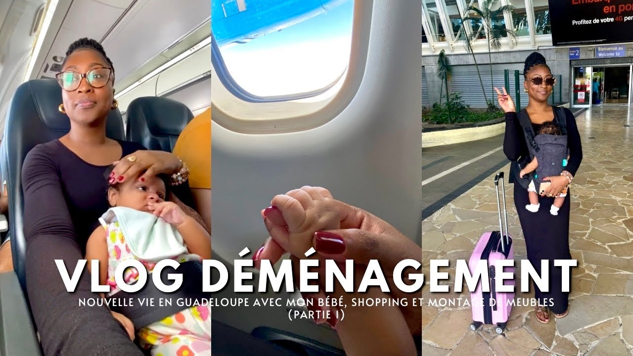 Nouvelle vie en Guadeloupe avec mon bébé, Shopping et montage de meubles (Partie 1)