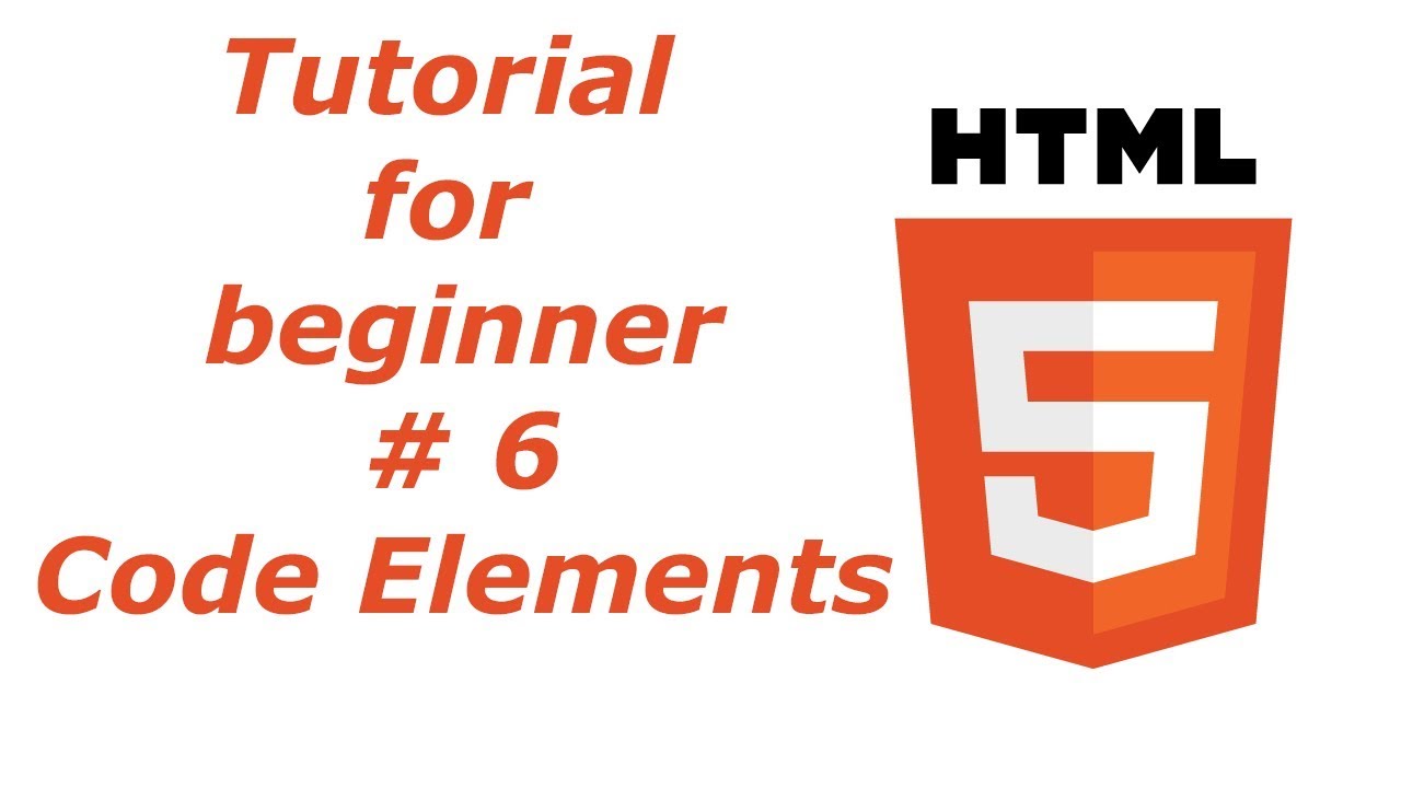HTML5 Tutorial 6 - HTML Code Elements | BTT