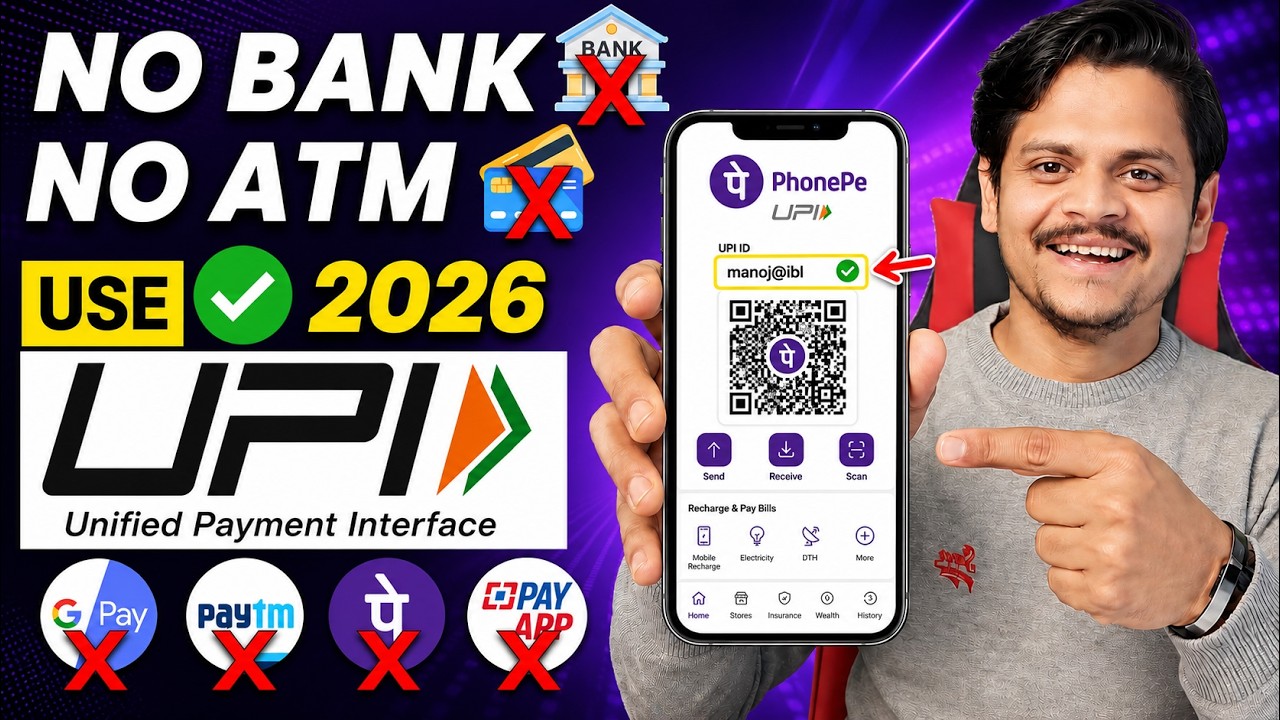 Upi App No Bank Account | Upi Payment App Without Bank Account 2026 | Phonepe Wallet Kaise Use Kare