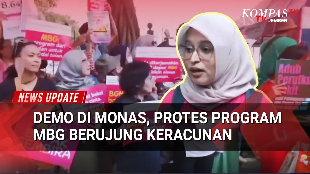 Demo MBG di Monas! Keracunan Jadi Sorotan, Presiden & BGN Diminta Tanggung Jawab