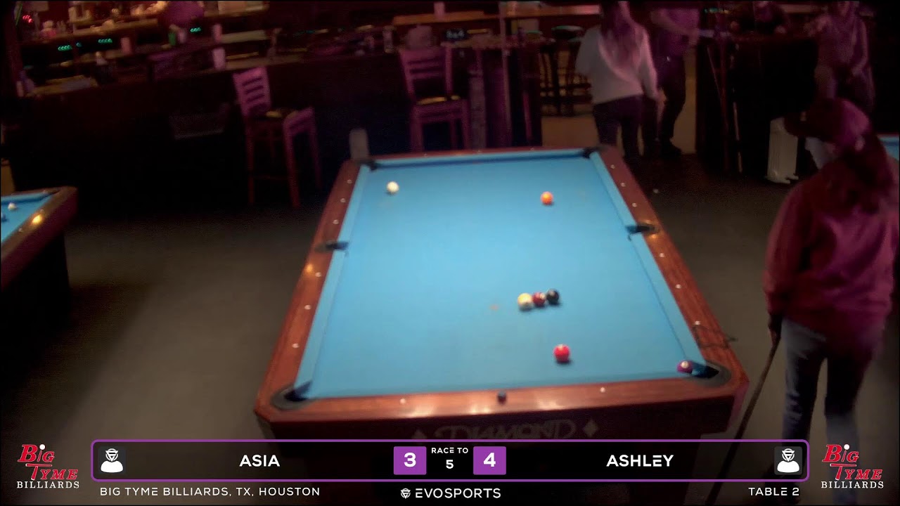ASIA vs ASHLEY - BIG TYME BILLIARDS - TABLE 2 | EvoSports