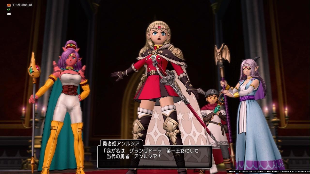 勇者復活ムービーシーン【DQ10】主人公VSアンルシア　神曲♪勇者の挑戦♪【ドラゴンクエストX】