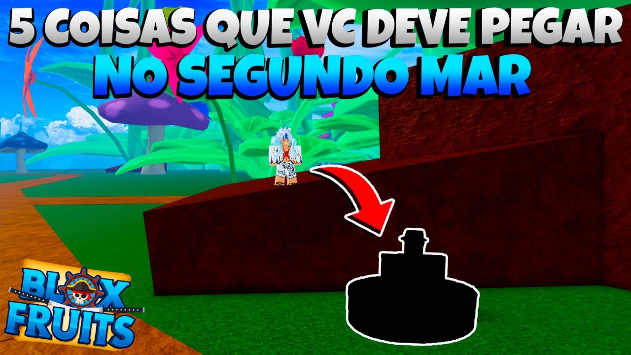 5 coisas que vc DEVE pegar no SEGUNDO MAR do BLOX FRUITS!!!