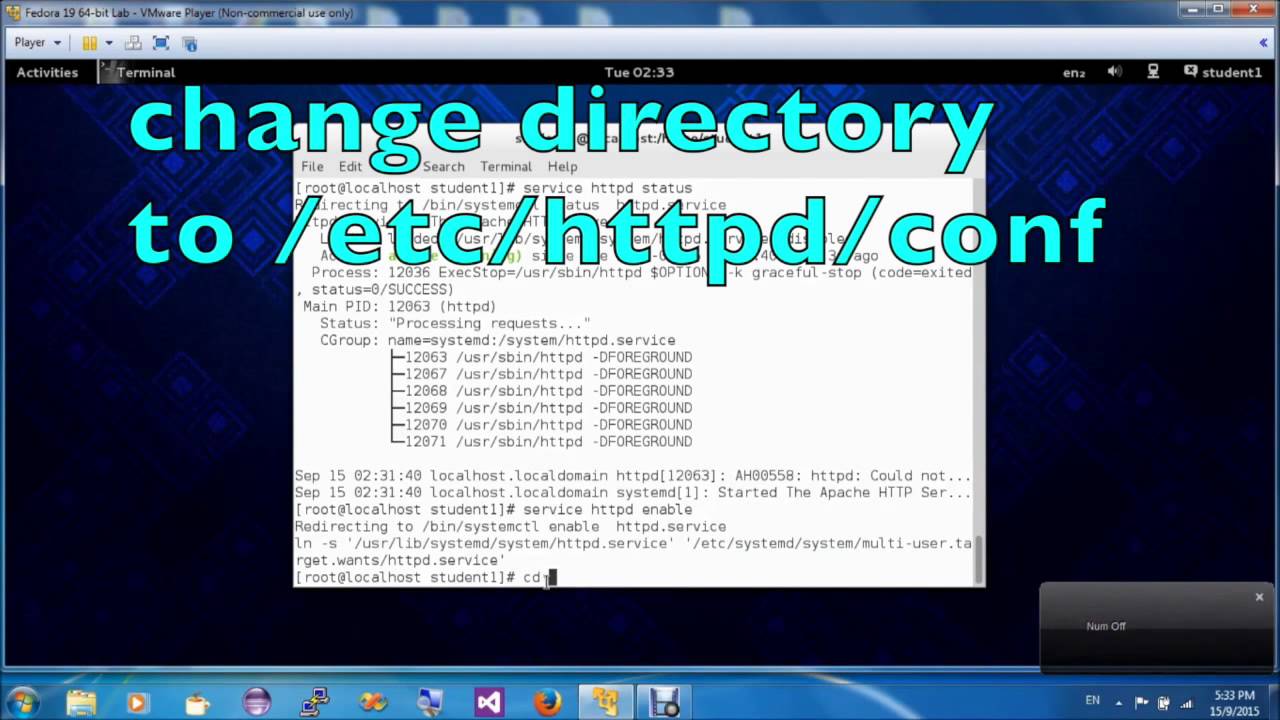 Configure Apache Web Server