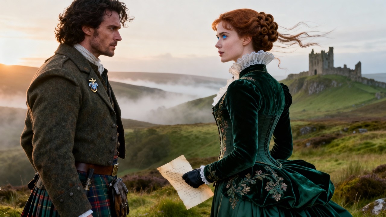 She inherited a Scottish castle and a furious laird... who swore he'd never bow to a woman